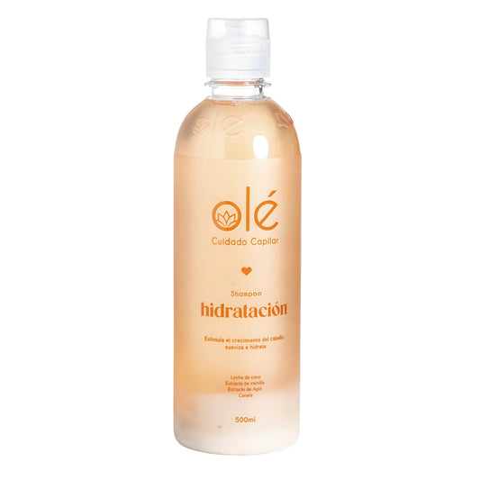 Ole Capilar Shampoo Hidratación Coco, Canela y Miel