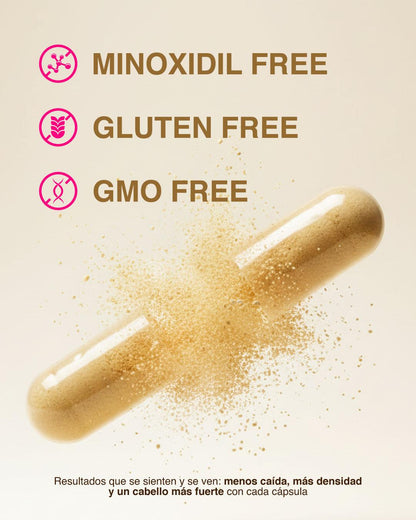 BUNDU Daily Hair Support Supplement X3| Plant-Based &amp; Cruelty-Free | Non-GMO