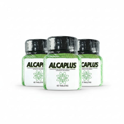 Alcaplus Kit x 3 - Suplemento Nutricional Natural – 3 Bottle Wellness Kit