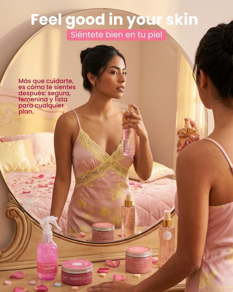 Vive Beauty Lilac Seduction Body Kit – Pure Seduction Body Butter, Strawberry Scrub, Coconut Oil, Euphoria Shimmer & Celestial Dream Mist