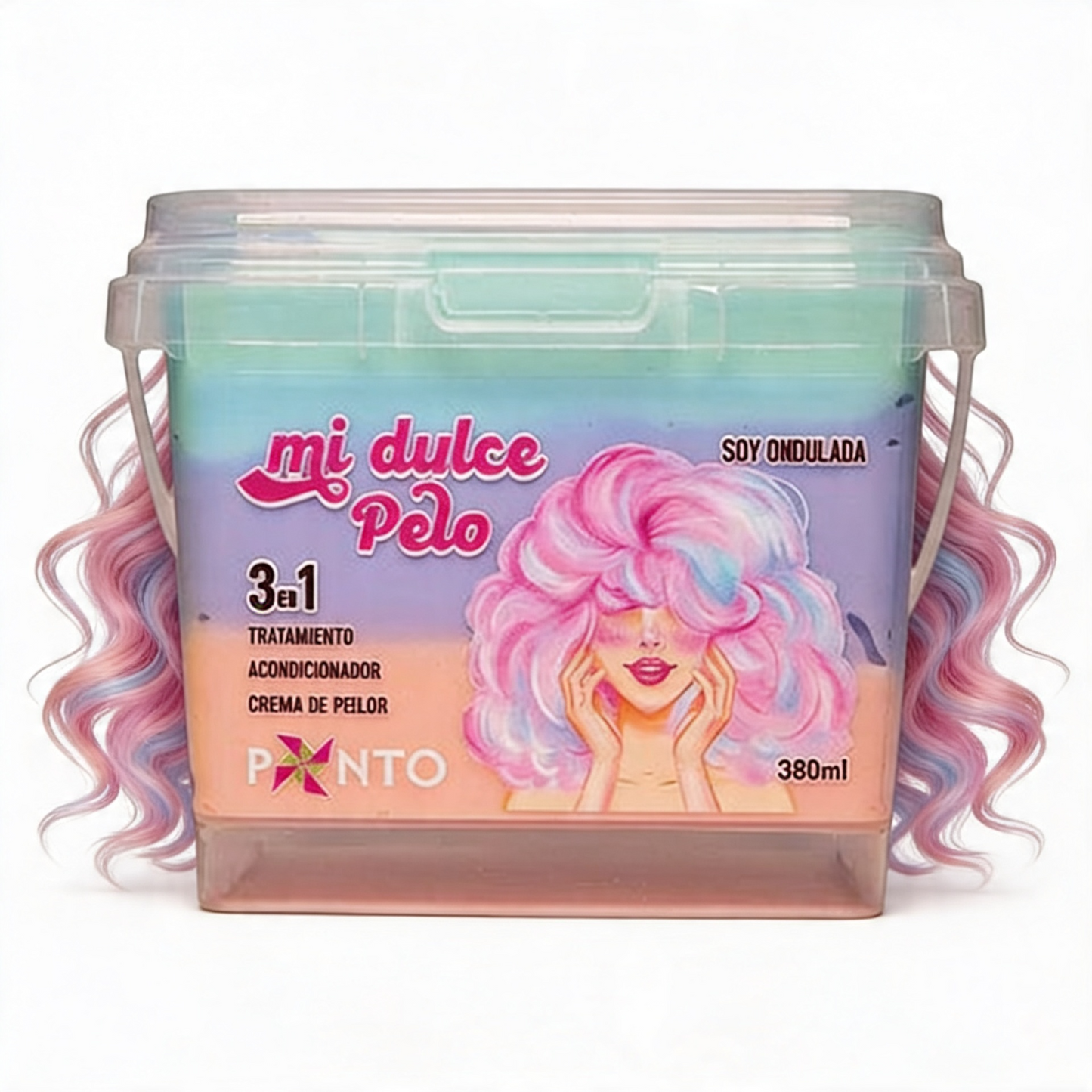 Ponto Mi Dulce Pelo – Soy Ondulada 3-in-1 Treatment – Wave Defining Mask, Conditioner & Leave-In for Frizz Control & Soft Waves