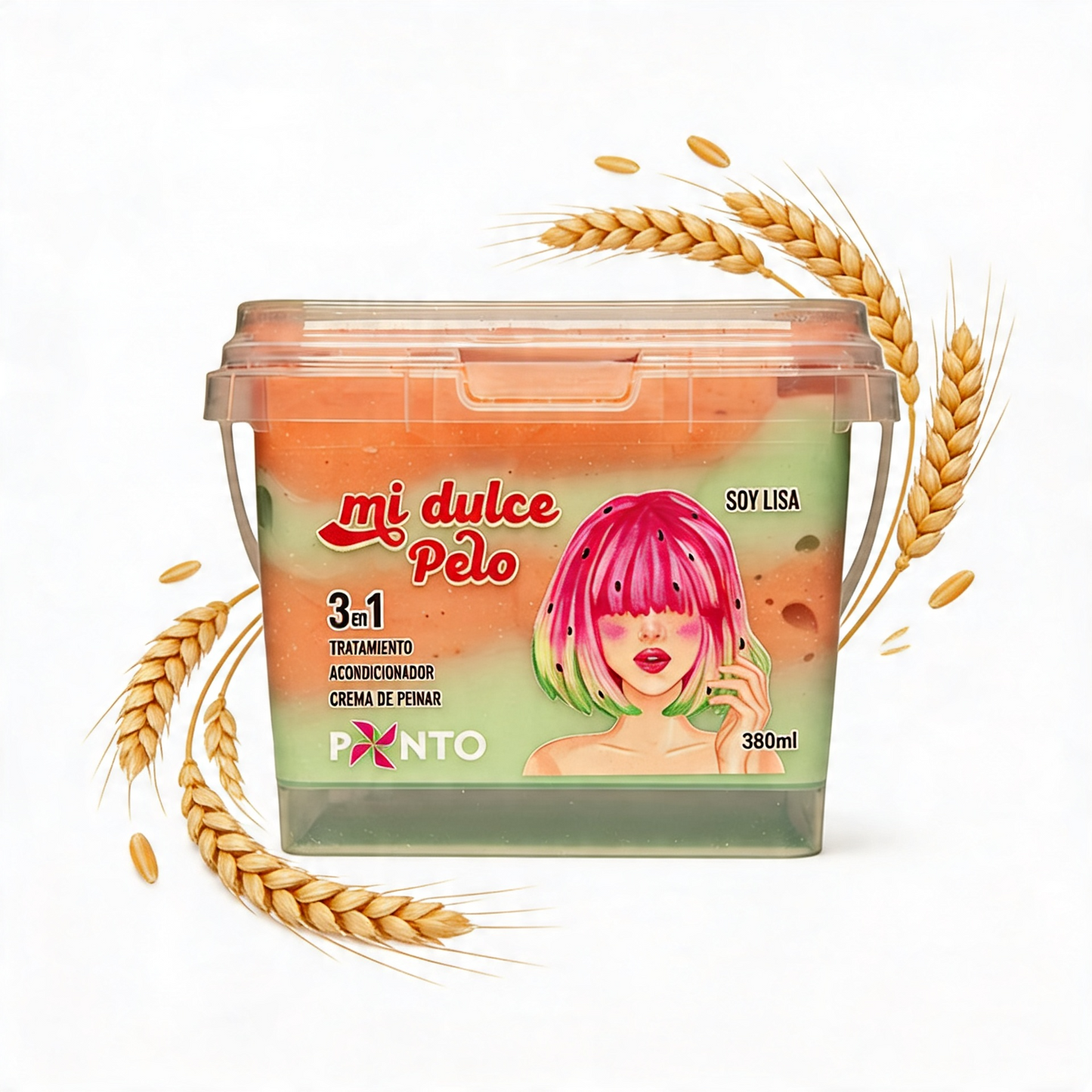 Ponto Mi Dulce Pelo – Soy Lisa 3-in-1 Treatment – Smoothing Mask, Conditioner & Leave-In for Frizz Control, Shine & Soft Hair