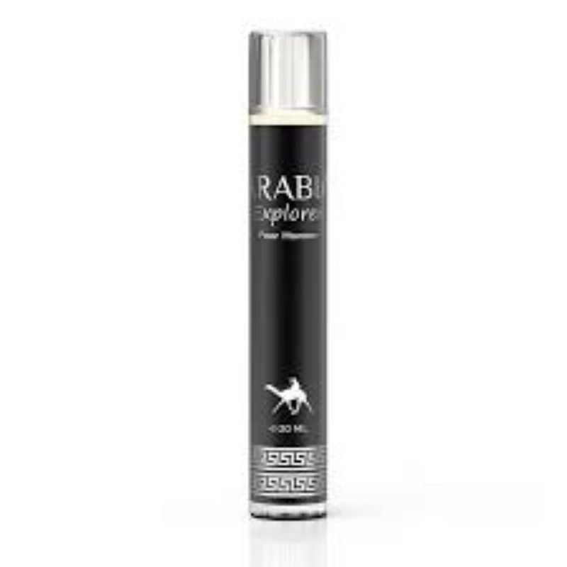 Arabia Explorer Cologne 20ml Travel Size – Fresh Woody Masculine Scent for Men, Long Lasting Portable Everyday Aroma