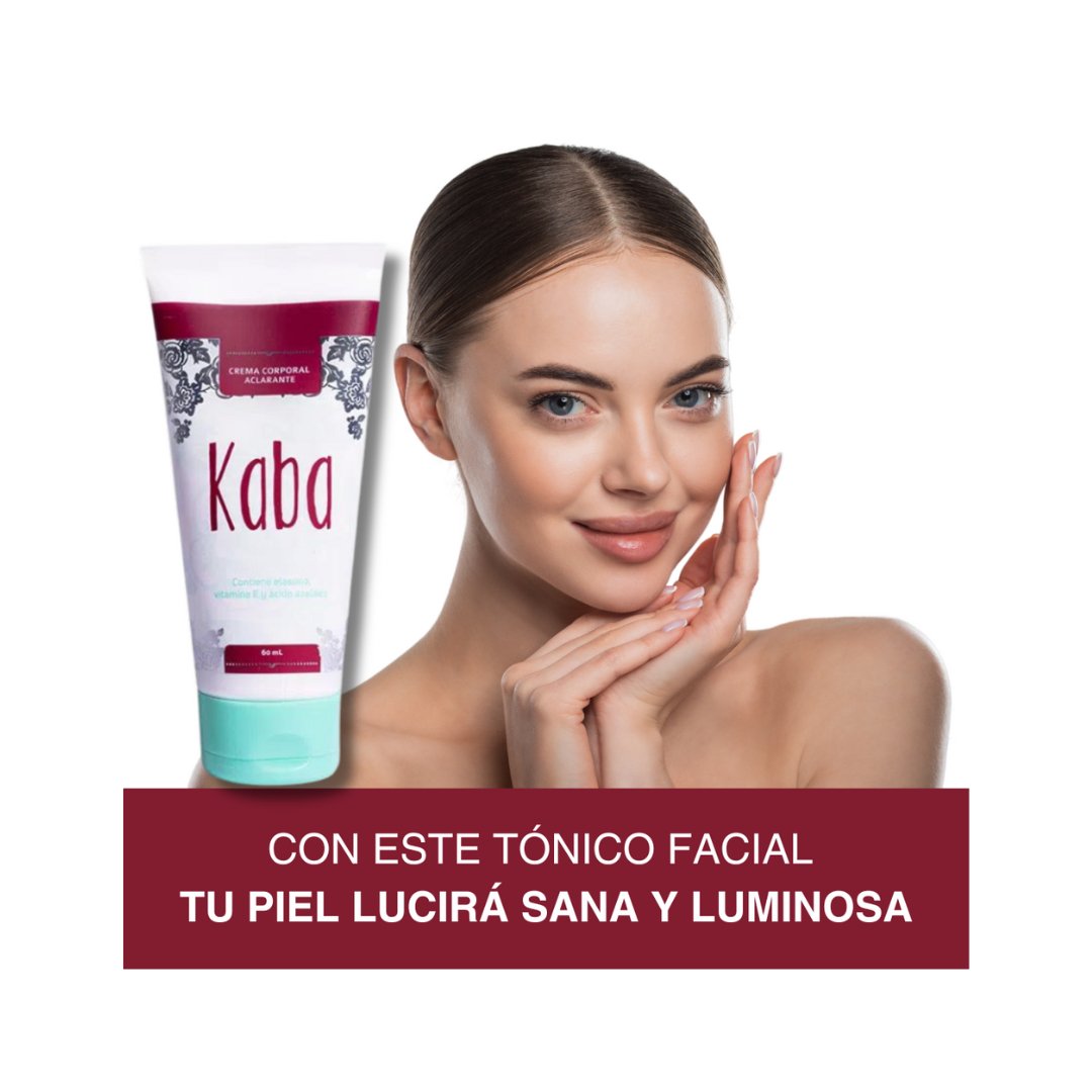 Kaba Crema Corporal Aclarante | Hidratación Intensiva y Piel Radiante - Beauty GloKaba