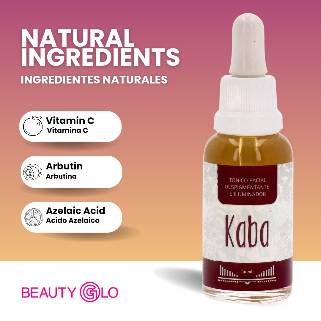 Kaba Facial Depigmenting and Brightening Tonic 30 ML - Beauty GloKaba