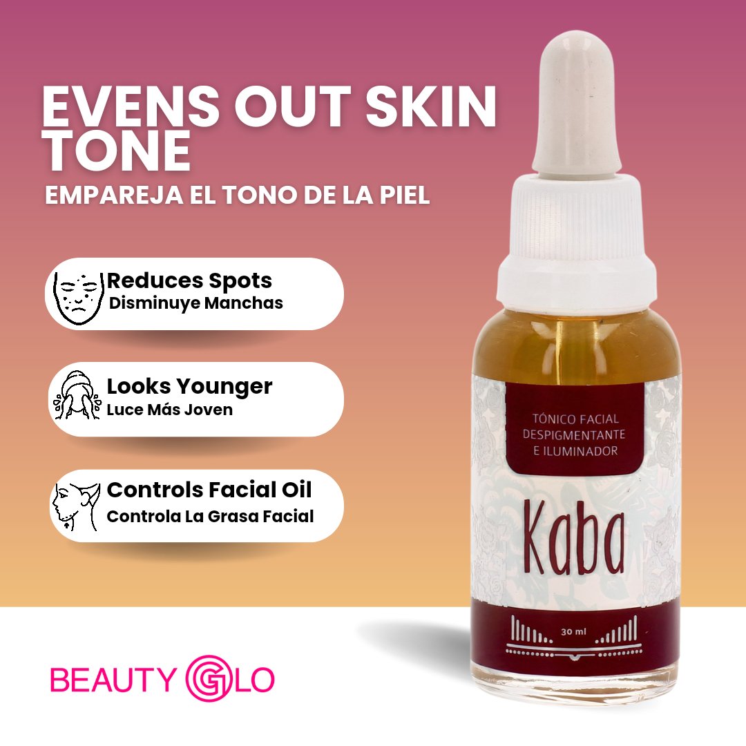 Kaba Facial Depigmenting and Brightening Tonic 30 ML - Beauty GloKaba