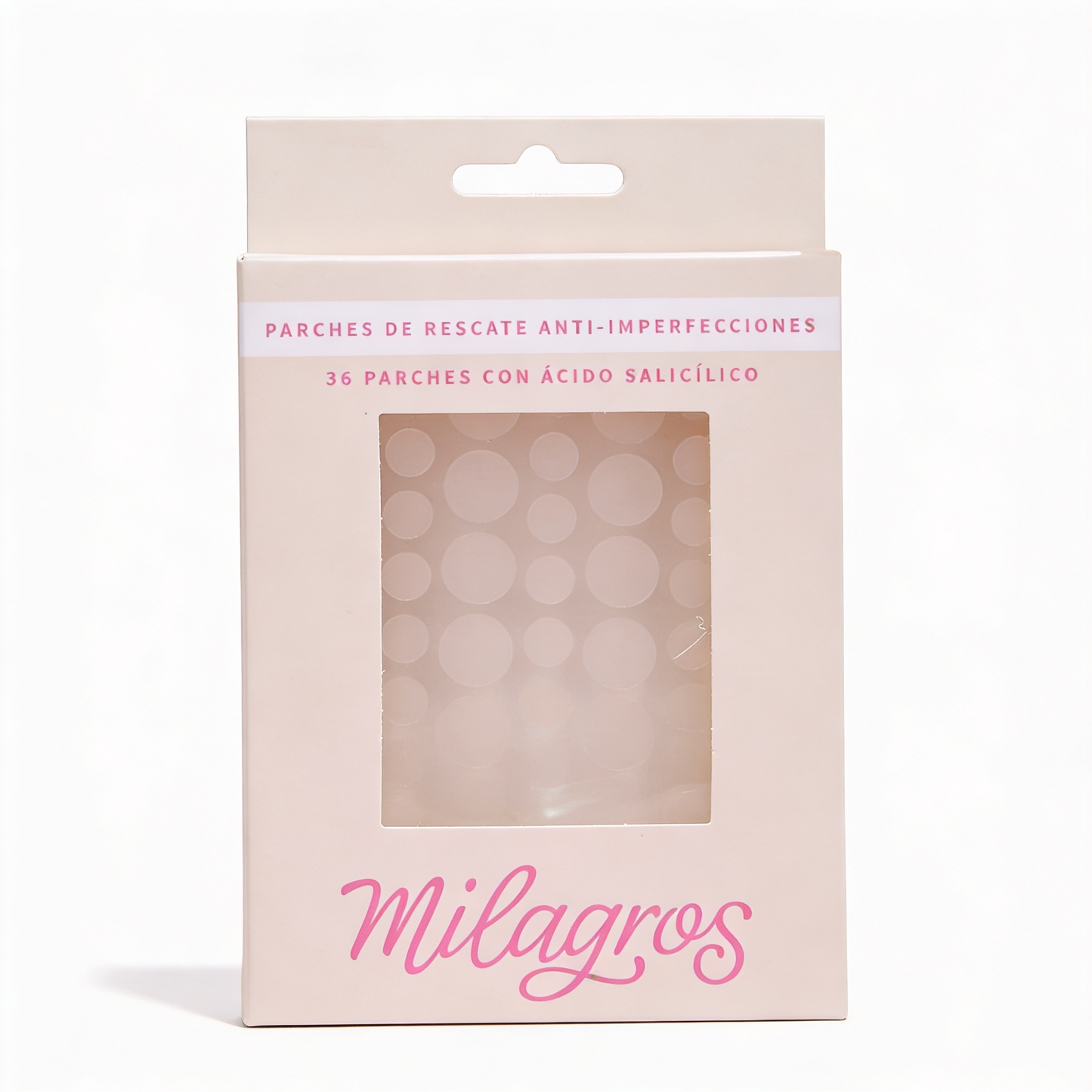 Milagros Rescue Anti-Blemish Hydrocolloid Patches — Active Hydrocolloid, Translucent & Invisible Under Makeup