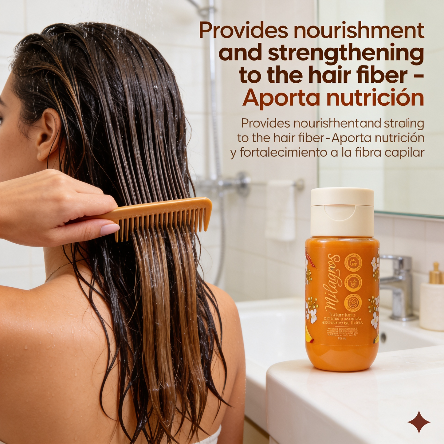 Milagros Mini Fruit Nourishing Hair Treatment — Pre-Shampoo Ritual with Provitamin B5, Natural Extracts & Botanical Butters