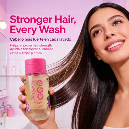 Milagros Mini Shampoo Emergencia Capilar Mini — Emergency Repair Shampoo with Biotin, Keratin & 10 Active Ingredients