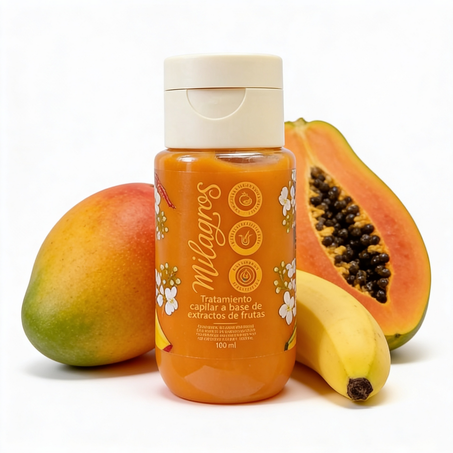 Milagros Mini Fruit Nourishing Hair Treatment — Pre-Shampoo Ritual with Provitamin B5, Natural Extracts & Botanical Butters
