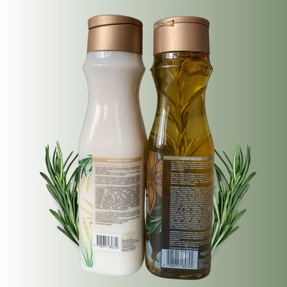 Milagros Herbal Shampoo and Conditioner with Rosemary and Ginger - Beauty GloBeauty Glo