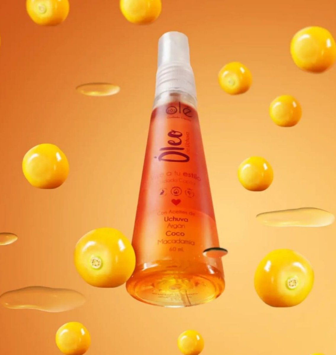 OLE Biphase Fruit Oil - Revitalize Your Hair with Uchuva & Natural Essential Oils 60ml - Beauty GloBeauty Glo