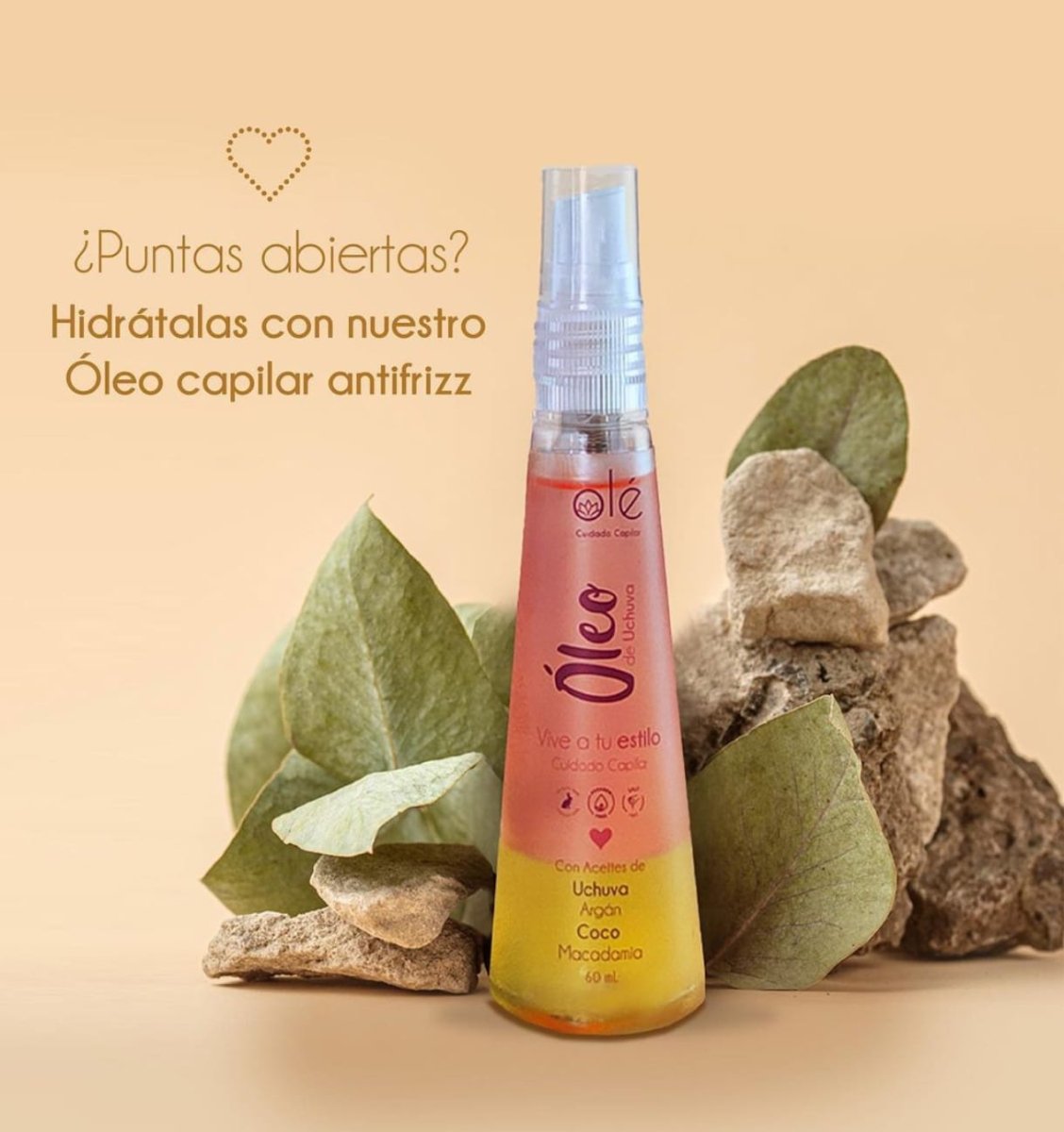 OLE Biphase Fruit Oil - Revitalize Your Hair with Uchuva & Natural Essential Oils 60ml - Beauty GloBeauty Glo