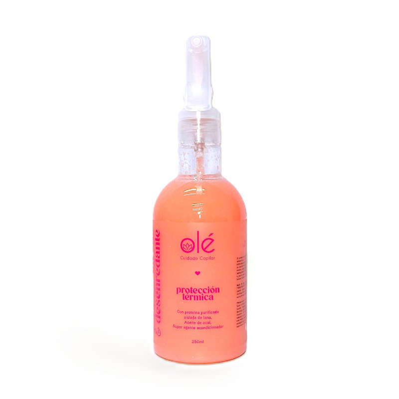 OLE Heat protectant and detangler: Acaí oil and purified wool protein - Beauty GloOLE