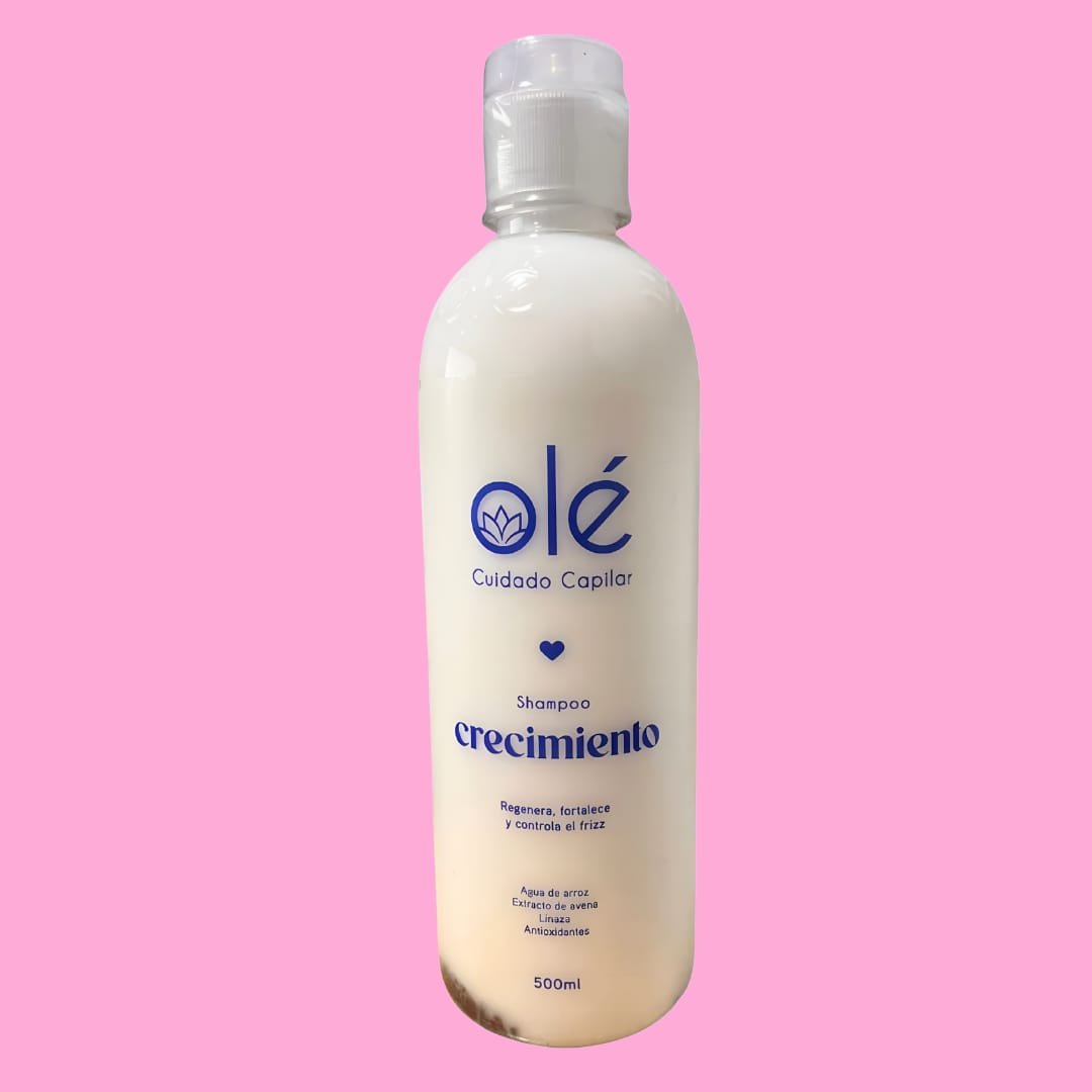 OLE Revitalizing Shampoo for Dry Scalp | Intense Growth with Rice and Flaxseed 500ml - Beauty GloOLE