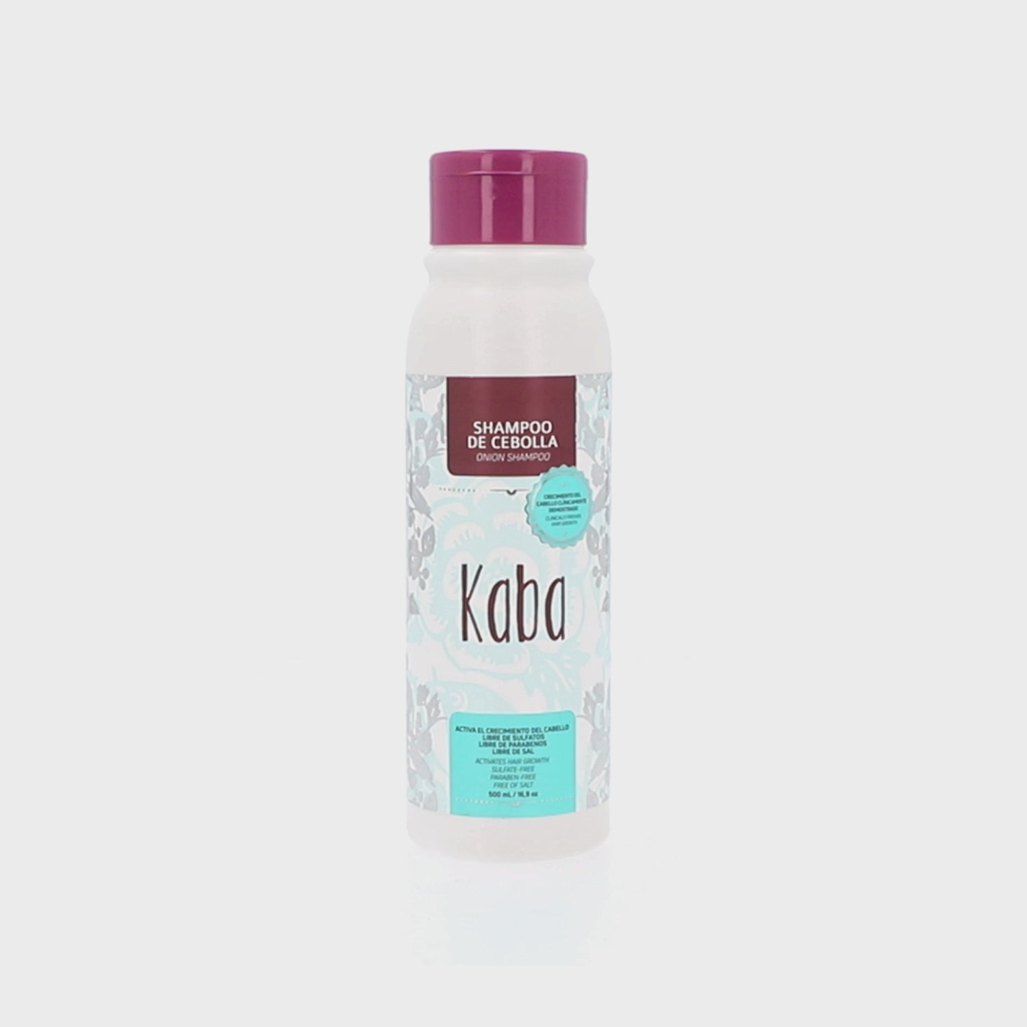 Kaba Red Onion Shampoo for Growth and Anti-Hair Loss 16.9 Oz