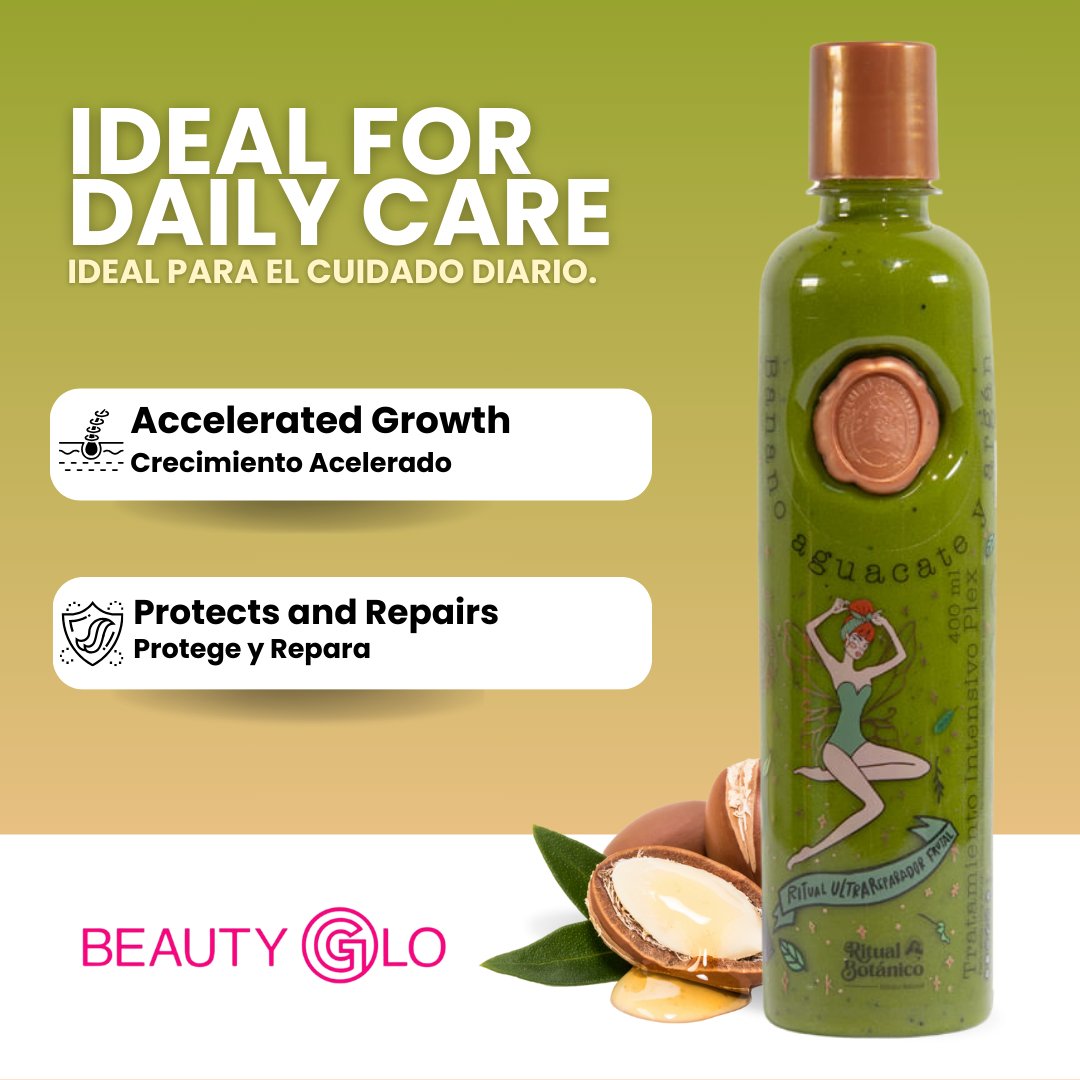 Ritual Botanico Intensive Plex Treatment - Banana, Avocado and Argan 400ml - Beauty GloRitual Botanico