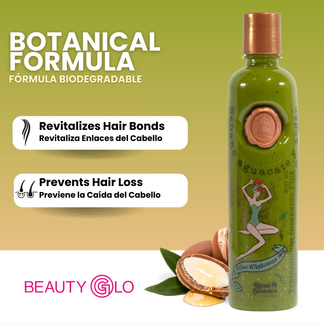 Ritual Botanico Intensive Plex Treatment - Banana, Avocado and Argan 400ml - Beauty GloRitual Botanico