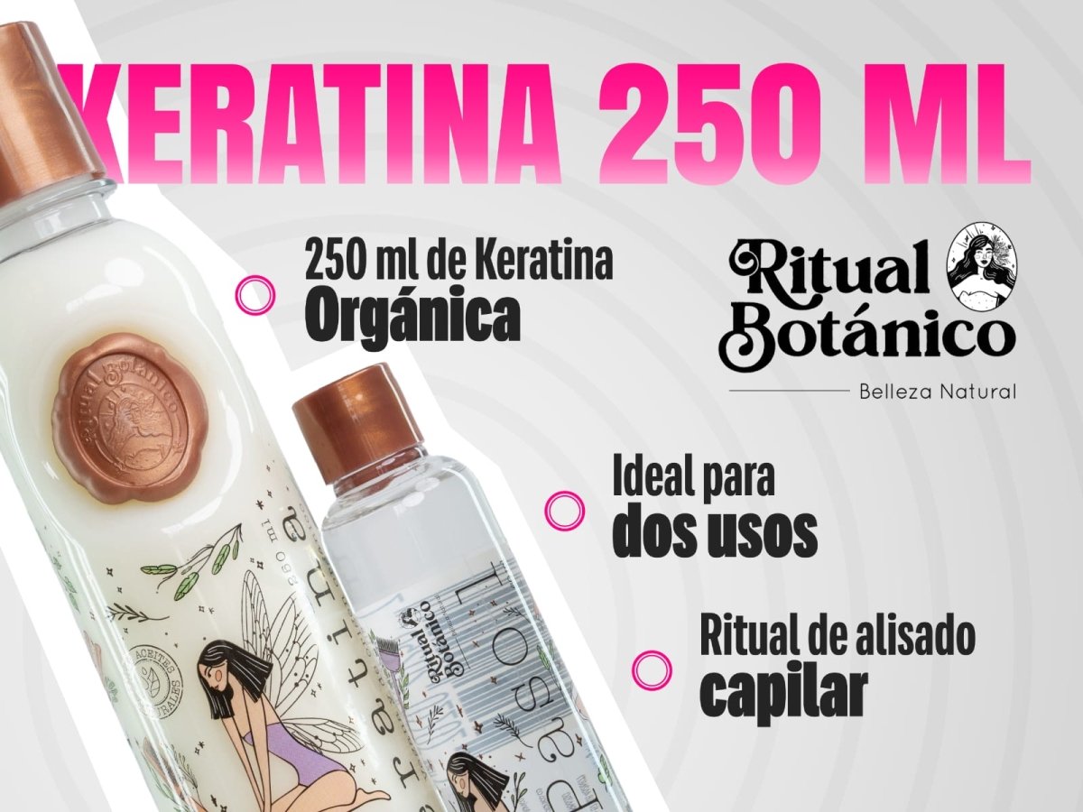 Ritual Botanico Keratina Organica 8.5 oz/250 ml | 12 Oils & Amino Acids and formaldehyde - free - Beauty GloRitual Botanico