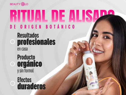 Ritual Botanico Keratina Organica 8.5 oz/250 ml | 12 Oils & Amino Acids and formaldehyde - free - Beauty GloRitual Botanico