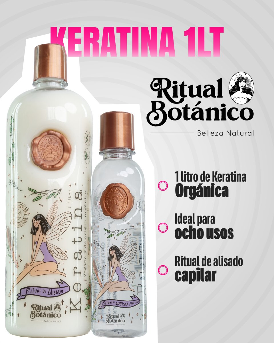 Ritual Botanico Organic Keratin 1L | 12 Oils & Amino Acids, Formal - Free - Beauty GloRitual Botanico