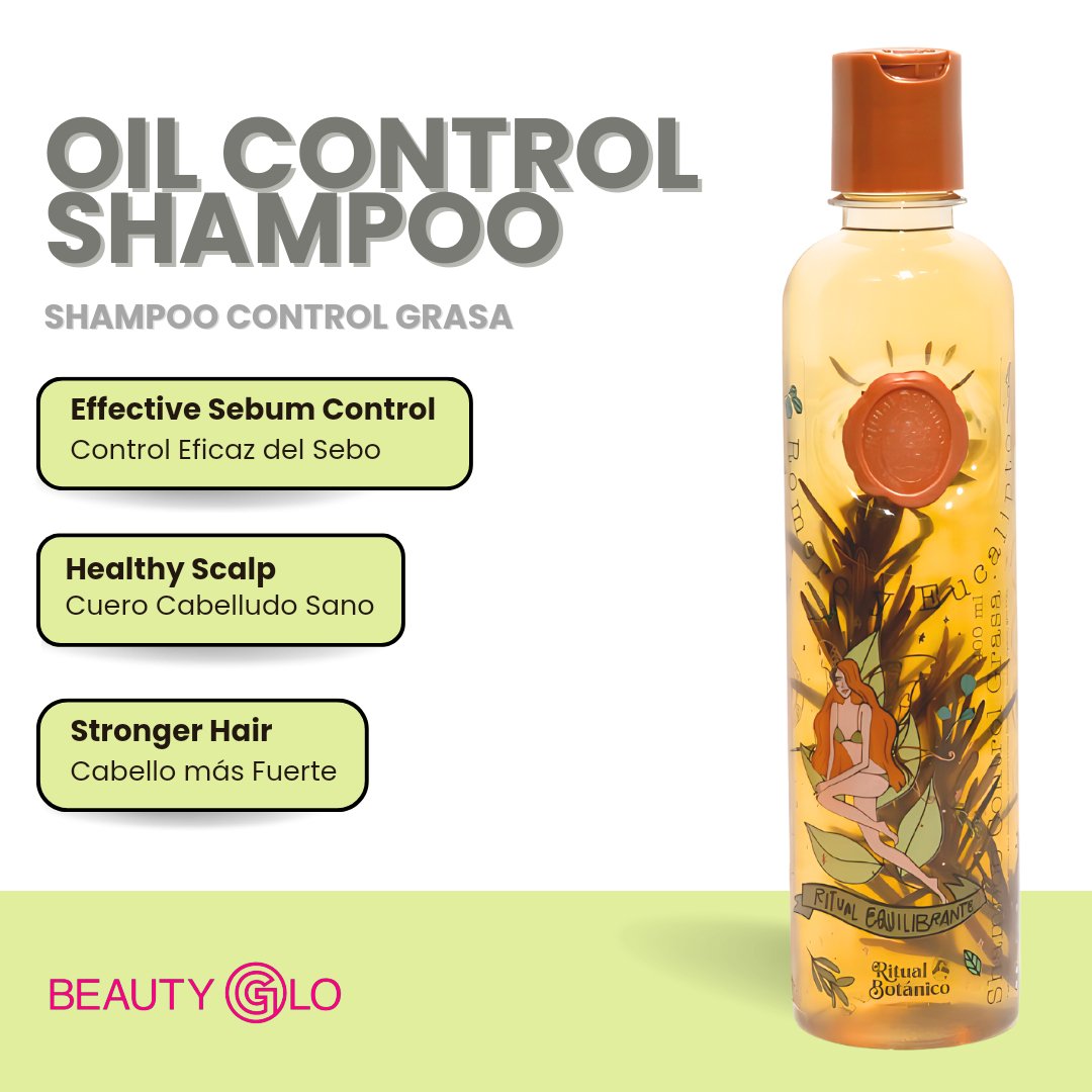 Ritual Botanico Shampoo | Oil Control with Rosemary and Eucalyptus 400ml - Beauty GloBeauty Glo